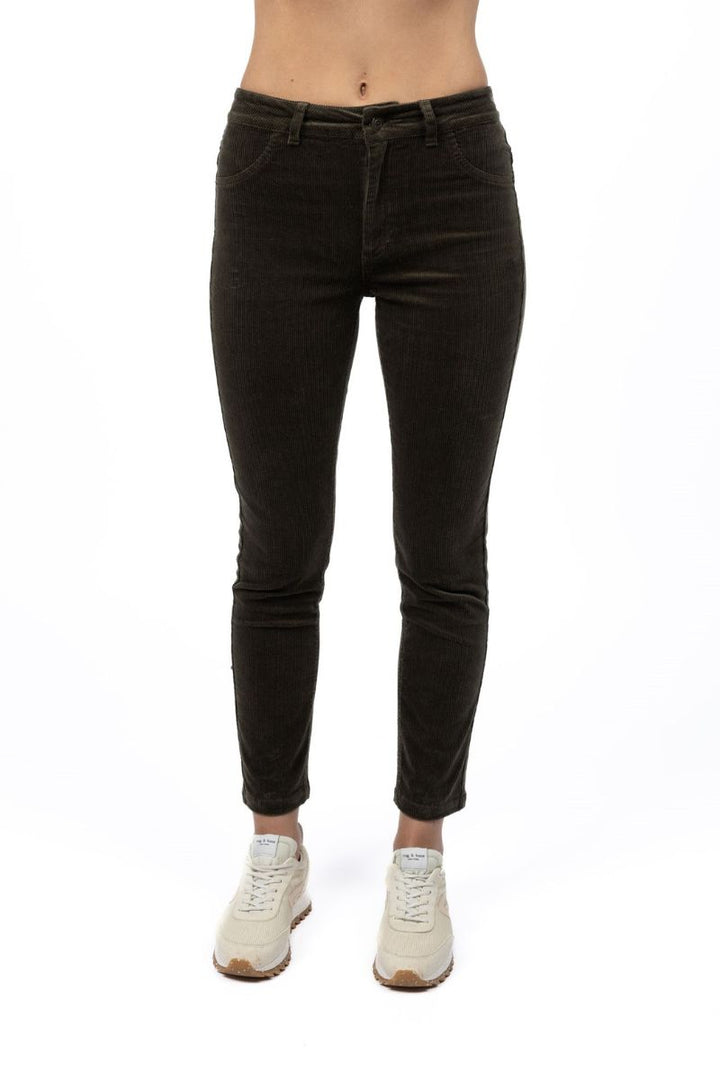 Queen Cord Jean in Moss HW25106 by Humidity Lifestyle in Moss, size 8