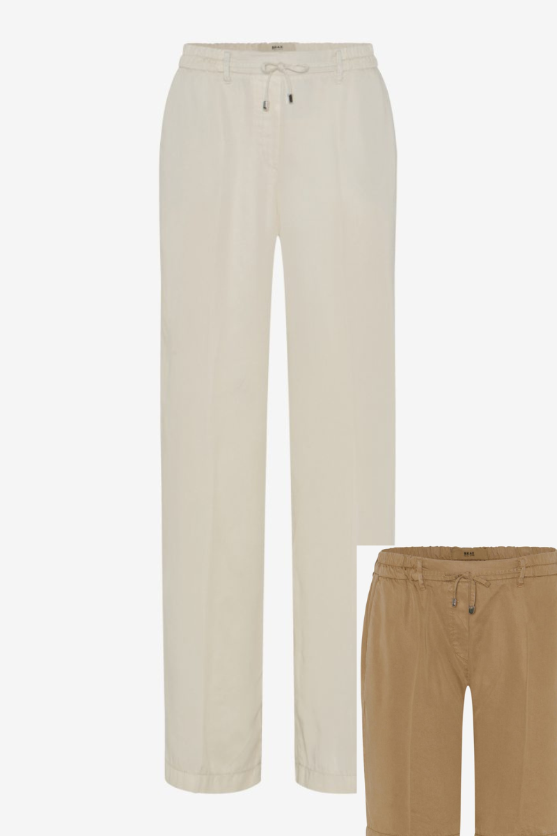 Maine pant in sand 74-3785/55 by BRAX