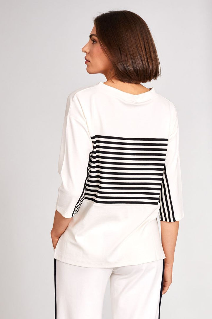 Continuous Striped Top S24156 by Peruzzi