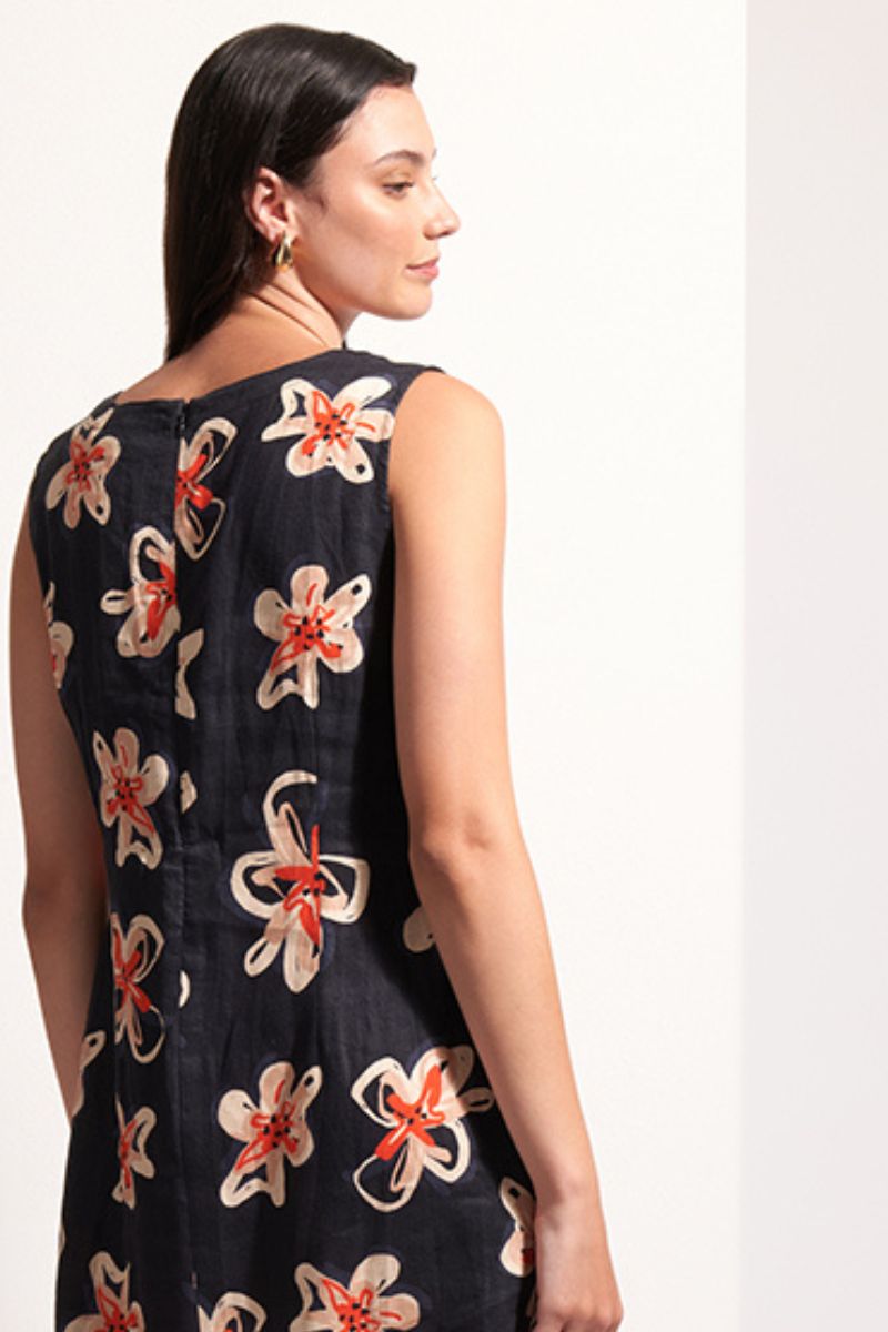 Foil Sunsational Dress in Flower Doodle FO7465