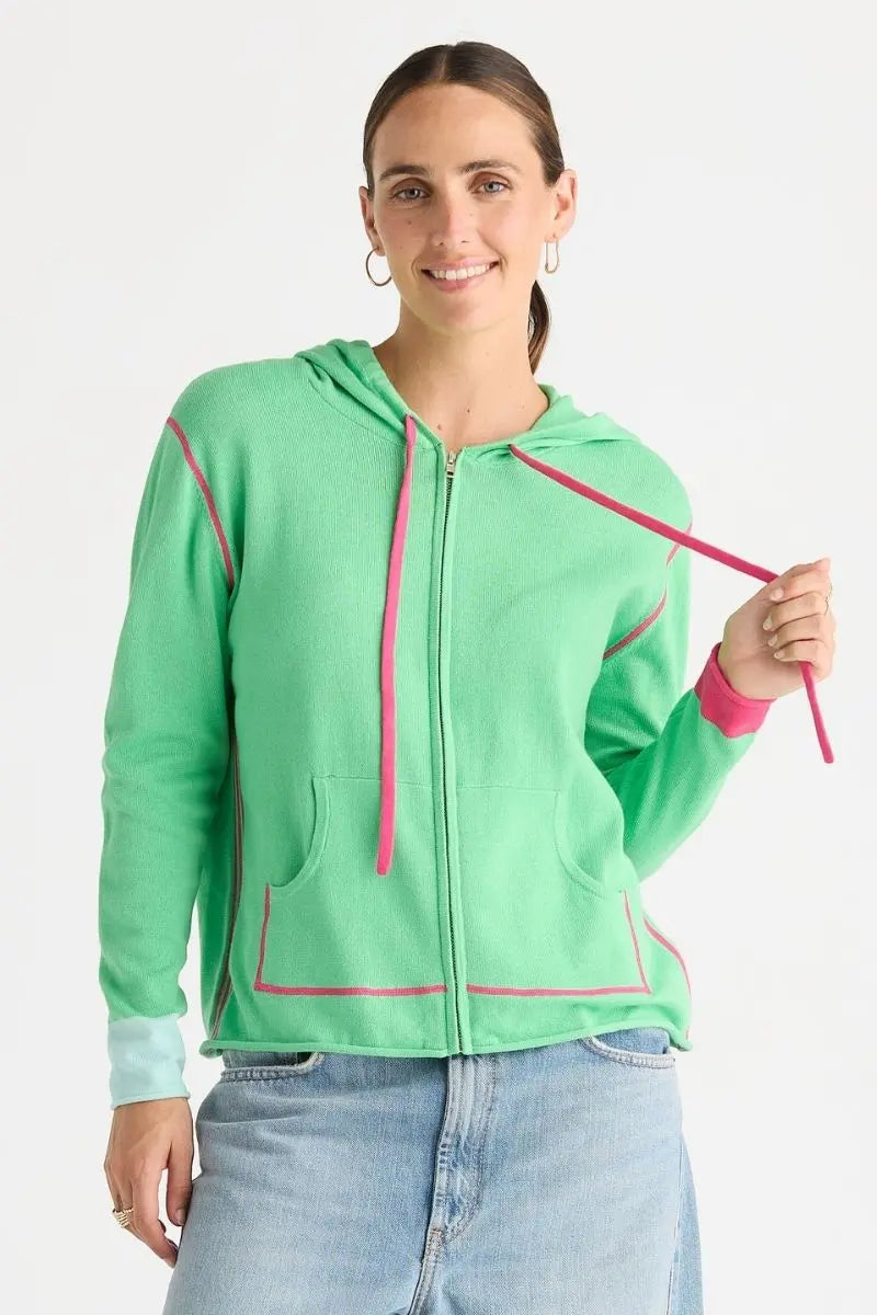 Sports Hoodie in Jelly Mint by Zaket & Plover – ZP8816
