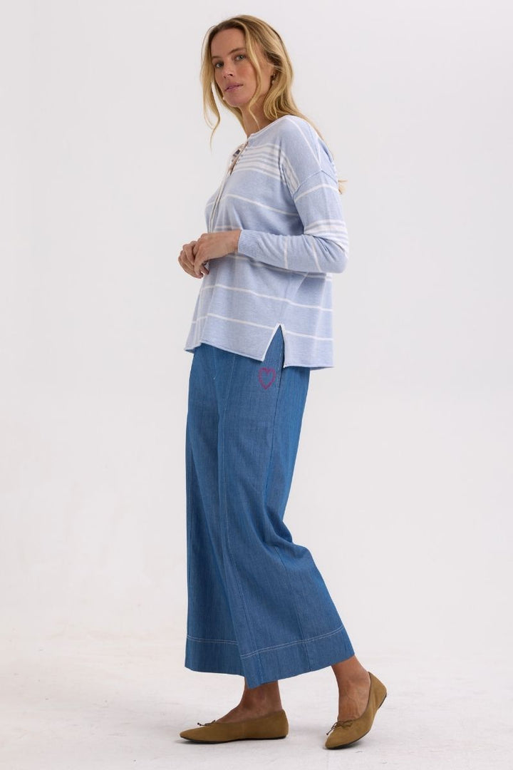Beach Bum Jumper ZP7702 by Zaket & Plover in M / Powder