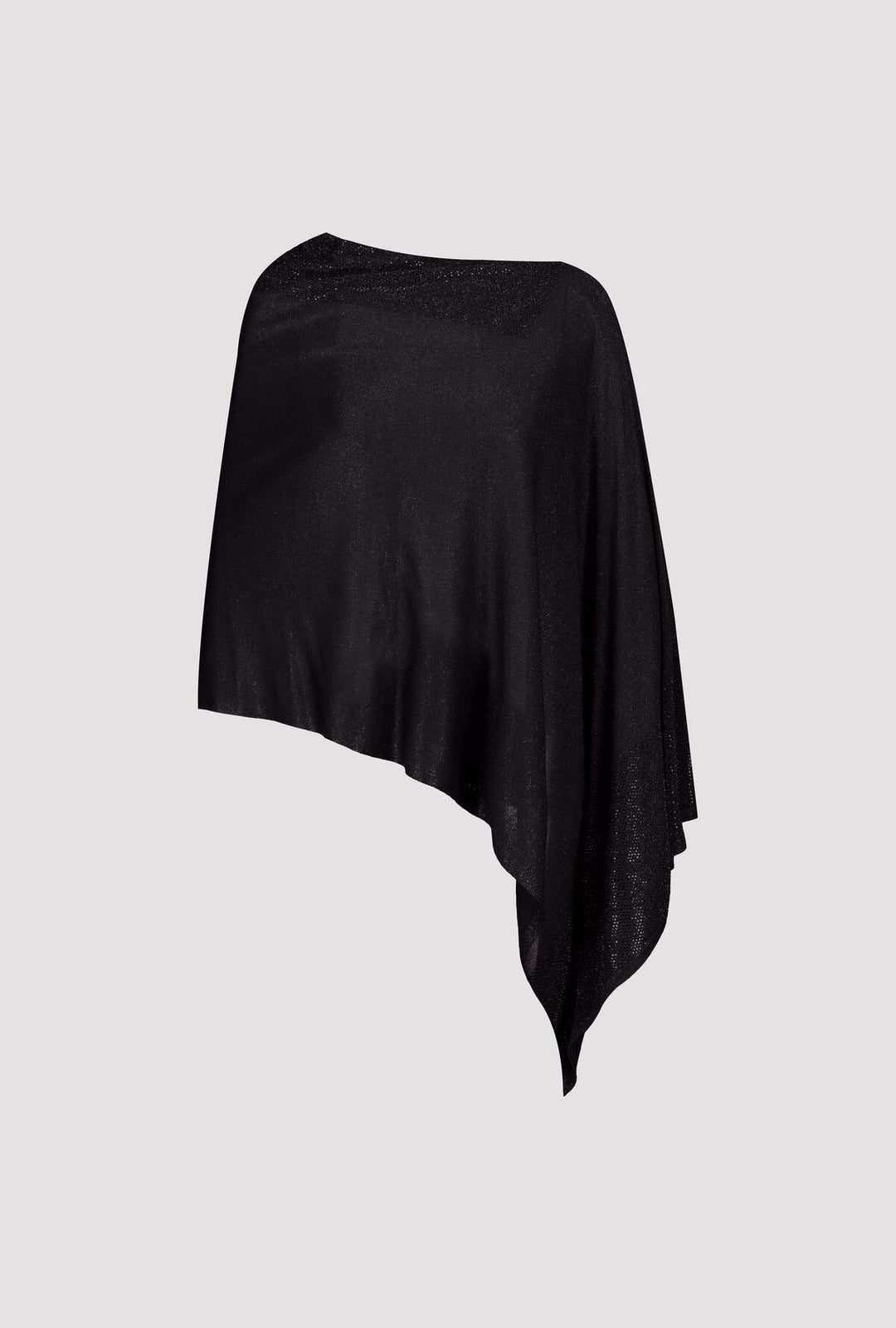 Poncho asymétrique 807518MNR en noir par Monari