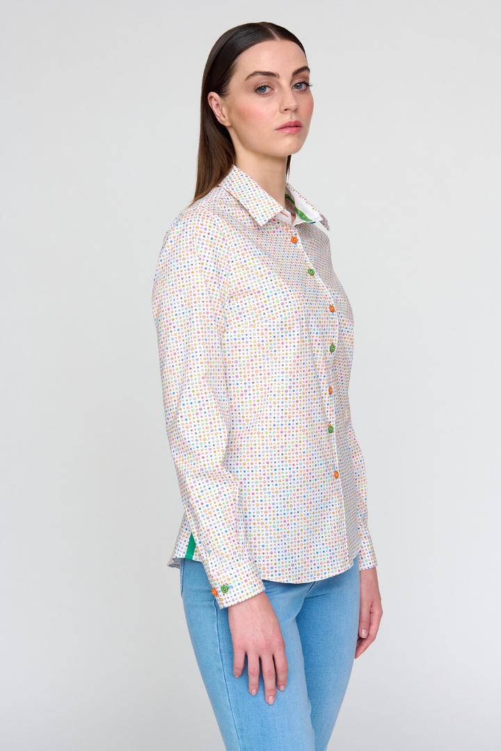 Cenon Shirt in Off White by Tinta & Bariloche