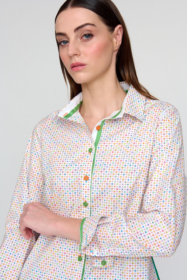 Cenon Shirt in Off White by Tinta & Bariloche