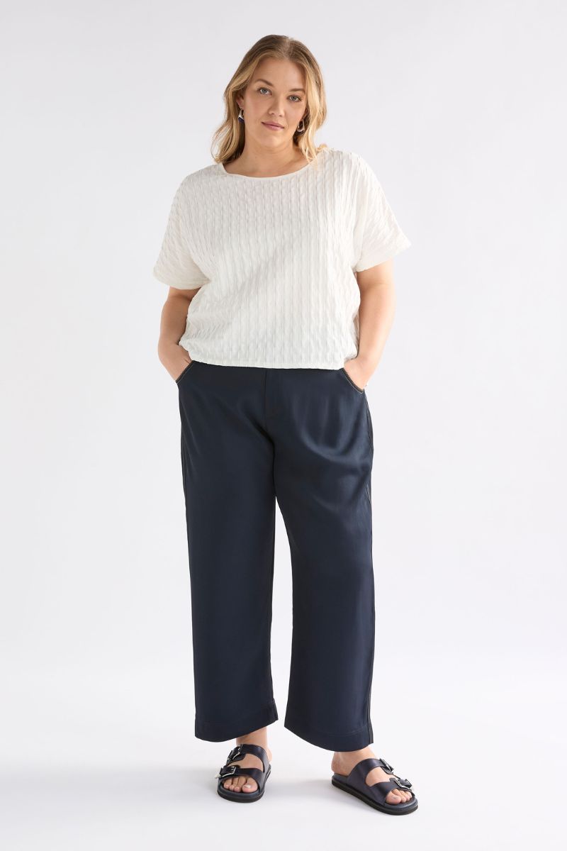 Orta Boxy T-shirt A1411 white by Elk the Label