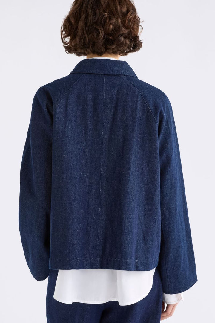ELK Decla Denim Jacket A1227F by Elk the Label in 6