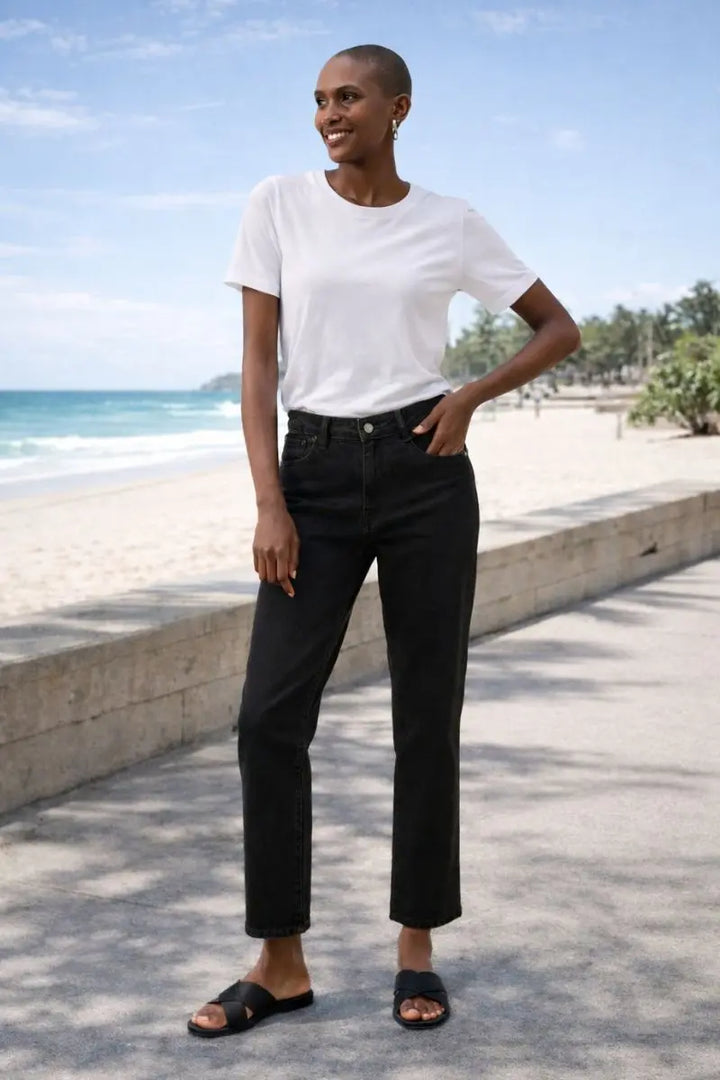 Gia Jeans The Classic Slim Fit Stretch in Featherweave by Joseph Ribkoff