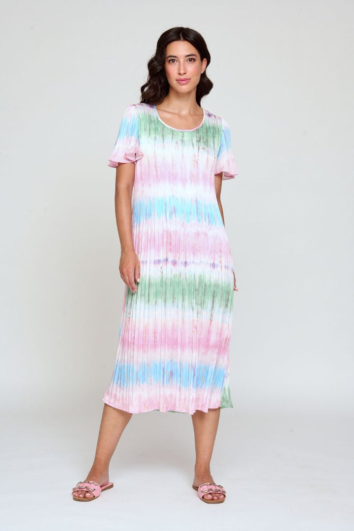 Cayena Dress in soft pastels by Tinta