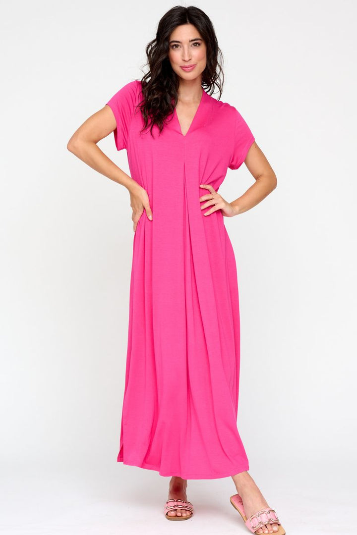 Adolfina dress in fuschia by Tinta