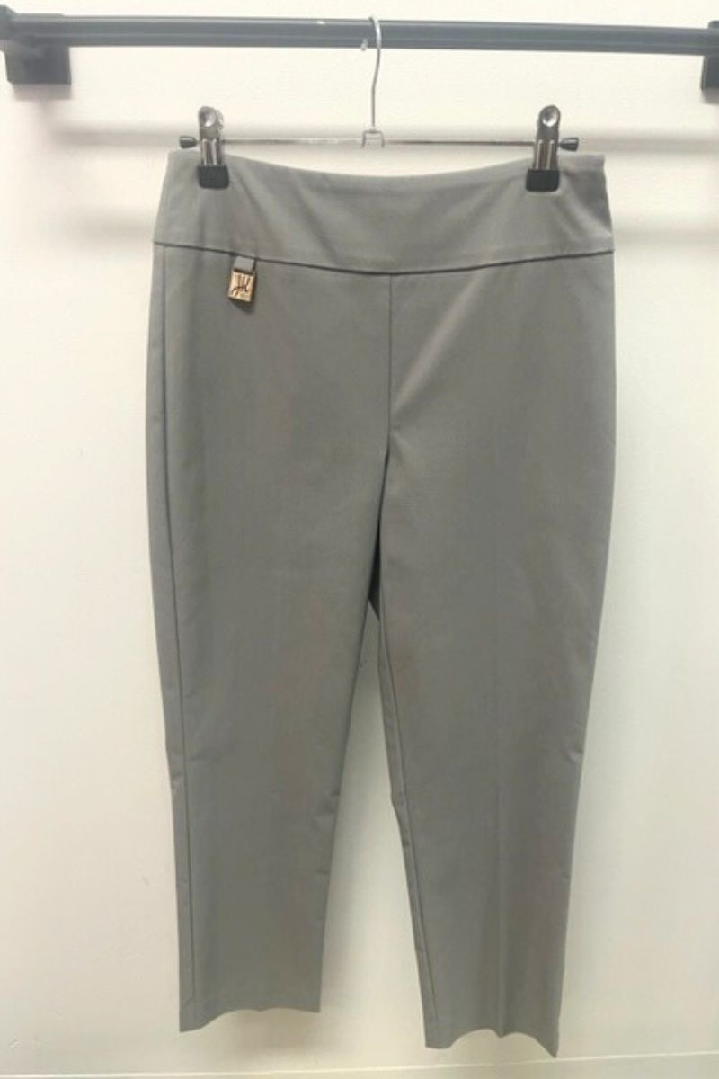 Pant 201536P in Silver/Grey By Joseph Ribkoff