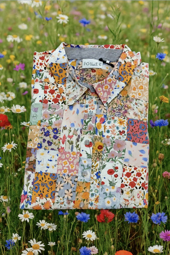 All Class Shirt in Summer Patchwork By Foil Clothing in 8