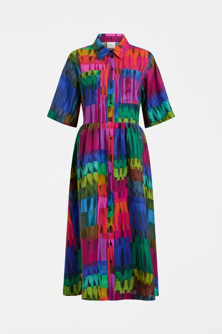 Ghost view of Colourful Elk Llinen Dress