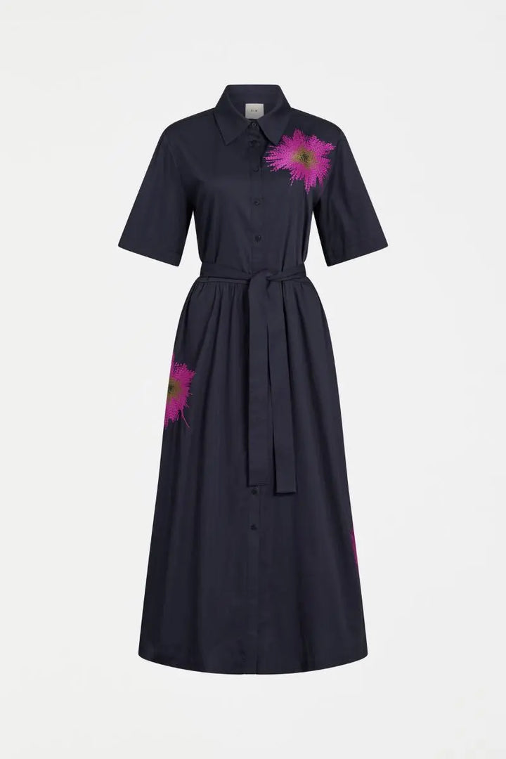 Ghost image of  Elk the Label A1548 Eiren dress with optional self-fabric belt