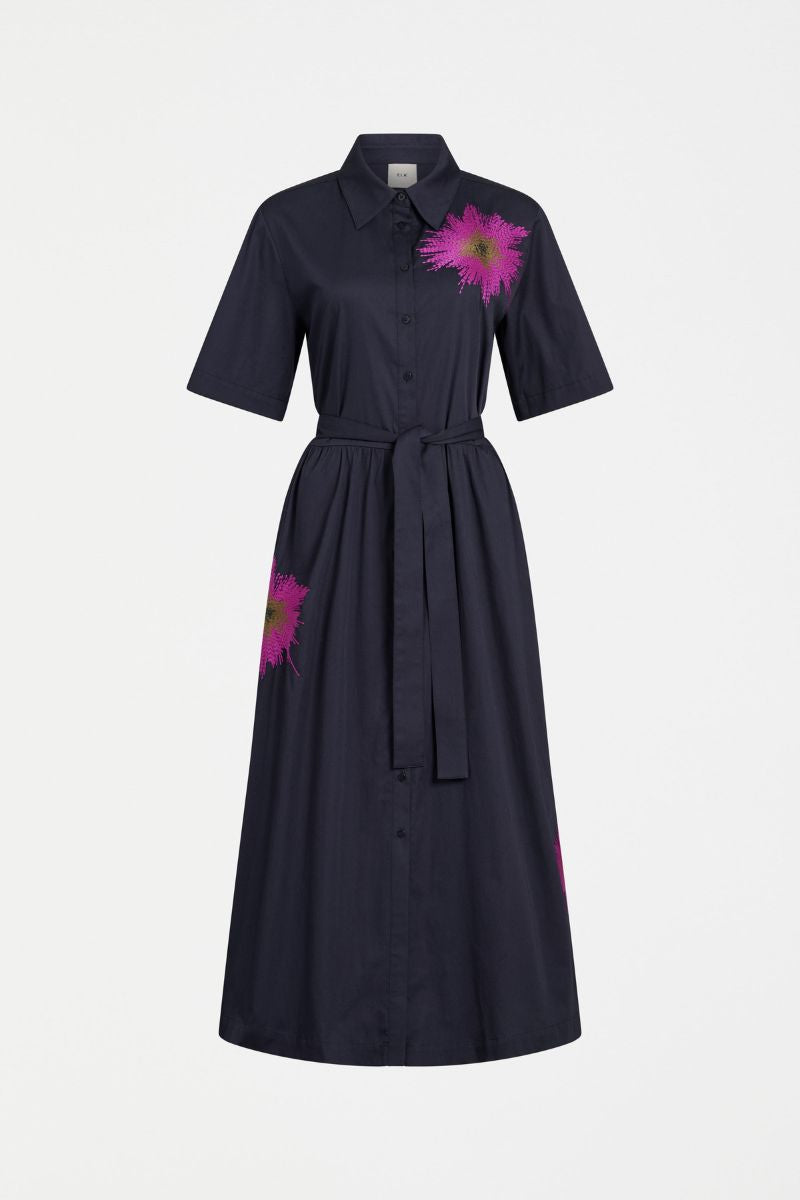 Ghost image of  Elk the Label A1548 Eiren dress with optional self-fabric belt