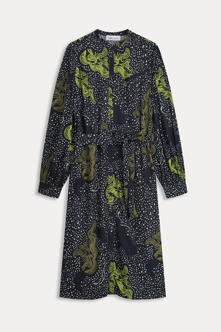 Eternity Print Shirt Dress SP7425 by POM Amsterdam