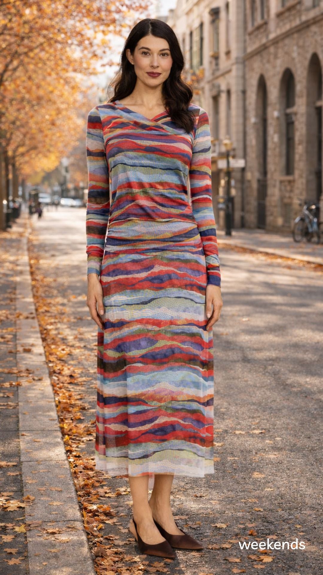 Sheer Fun Wrap Top in Terrain by Foil