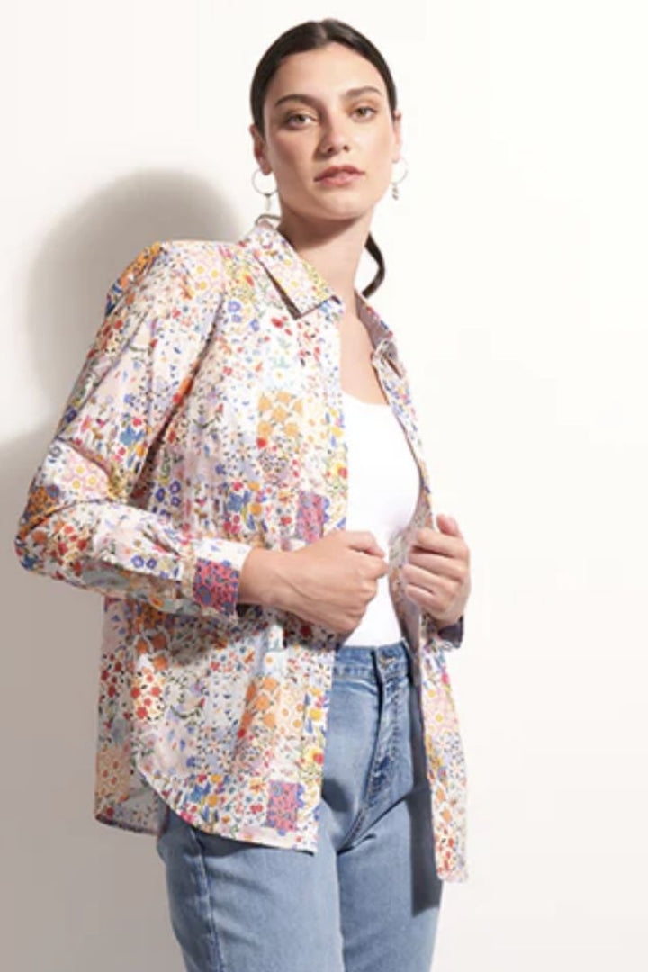 All Class Shirt in Summer Patchwork By Foil Clothing in 8