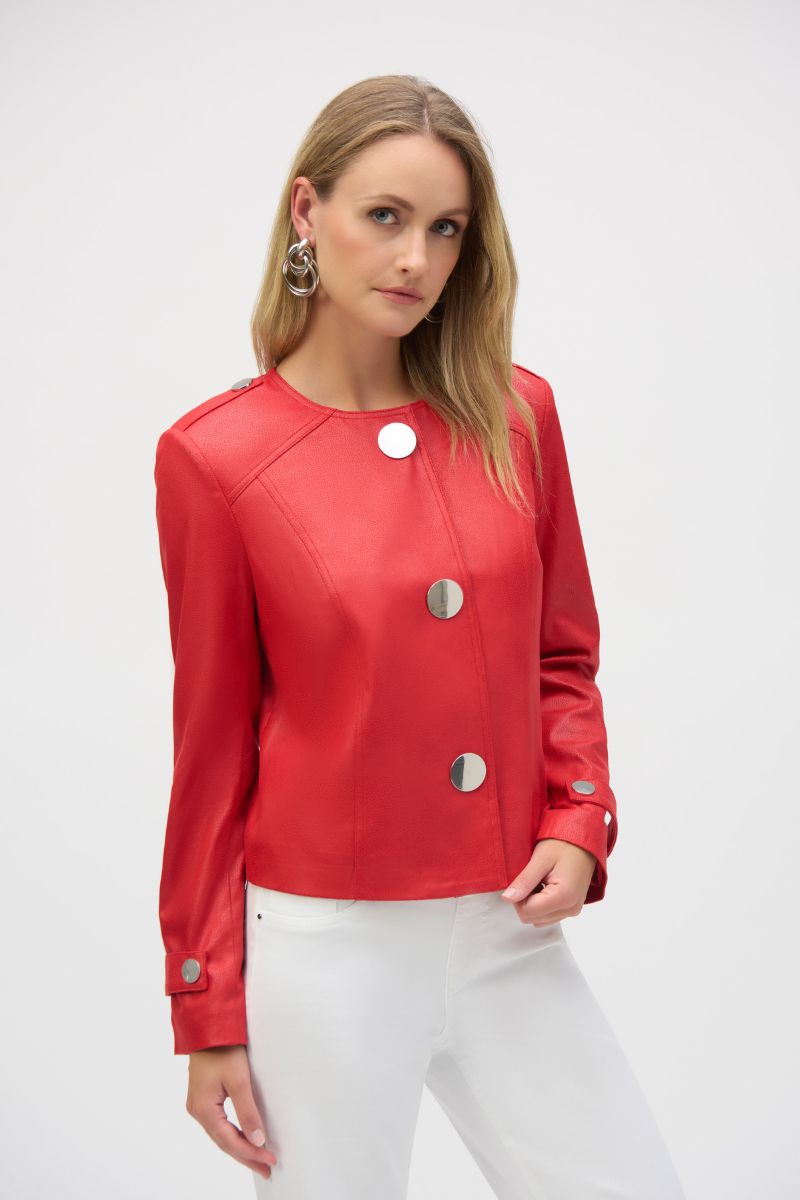 Foiled-Faux-Suede-Boxy-Jacket-in-Radiant-Red-by-Joseph-Ribkoff-252918
