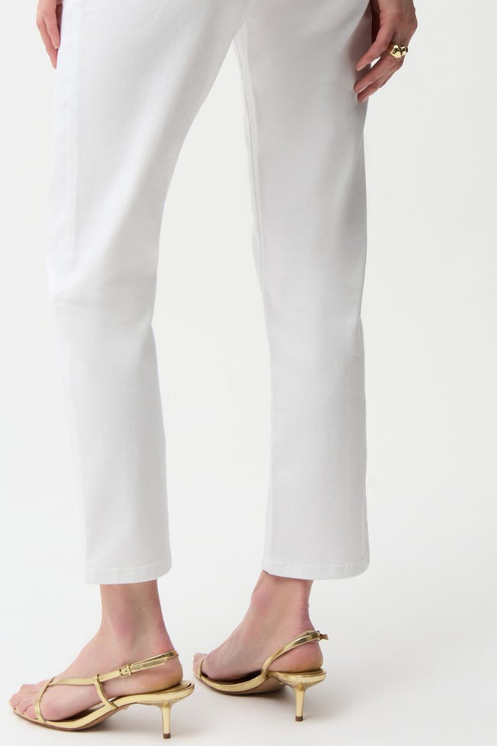 Gia Jeans The Classic Slim Fit Stretch in Featherweave by Joseph Ribkoff in White / 2