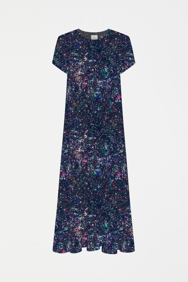 ELK Haki Dress A1041B by Elk the Label in Tola Print in 6