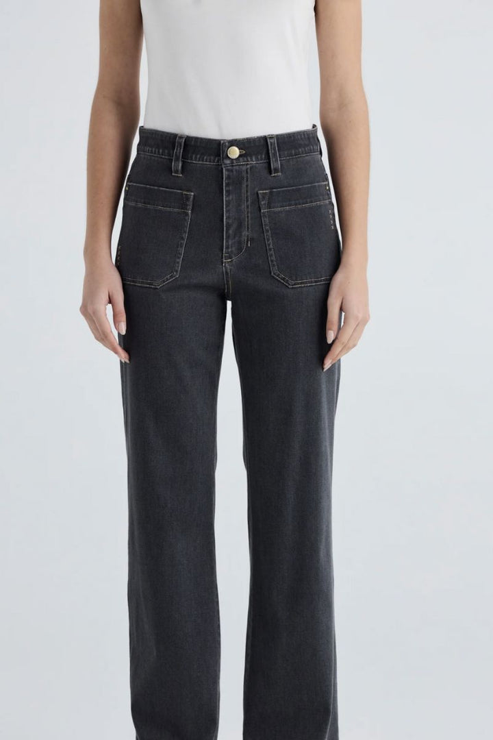 Chrome Jean NLA3887 in Charcoal by Lania The Label in 8