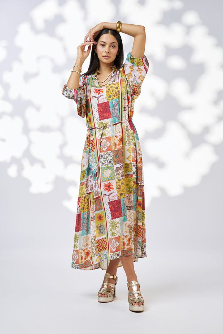 Loobie's Story Vana Midi Dress by Loobies Story in Multicolor / 10