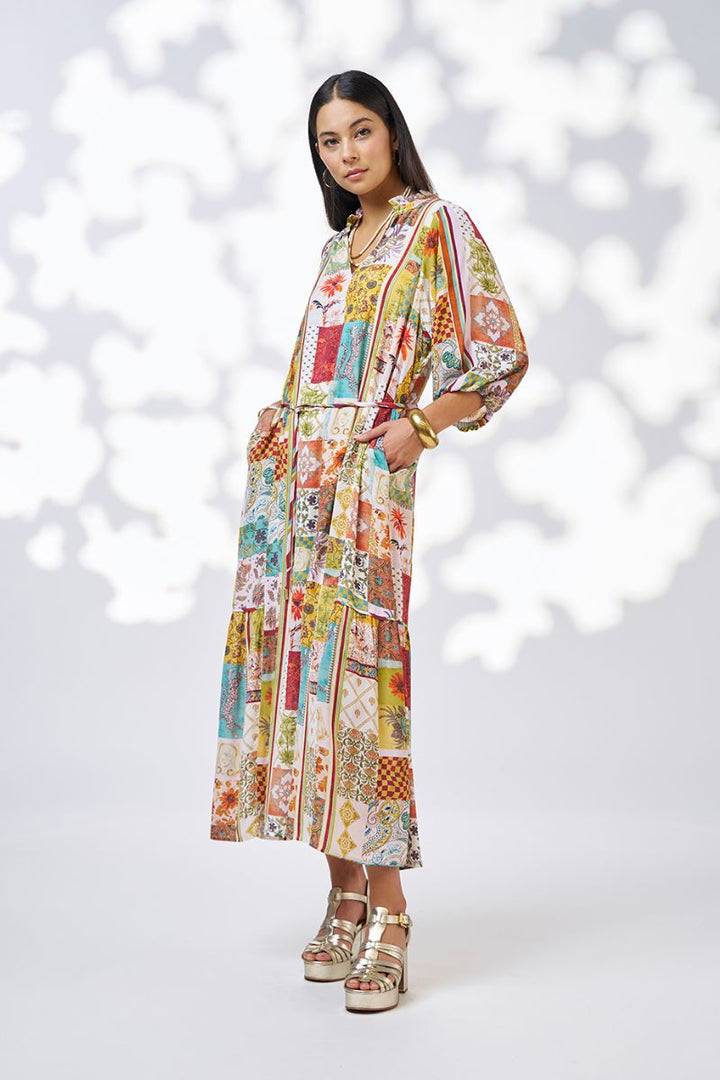 Loobie's Story Vana Midi Dress by Loobies Story in Multicolor / 10