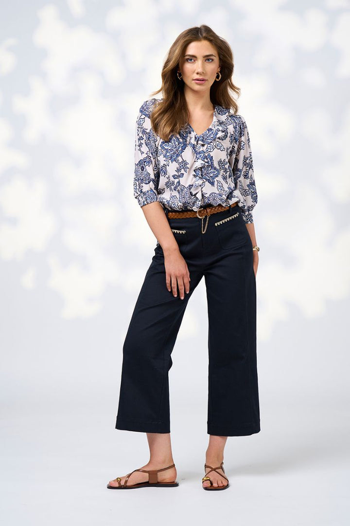 Loobie's Story Blair Pant in Indigo by Loobies Story in 10 / Indigo