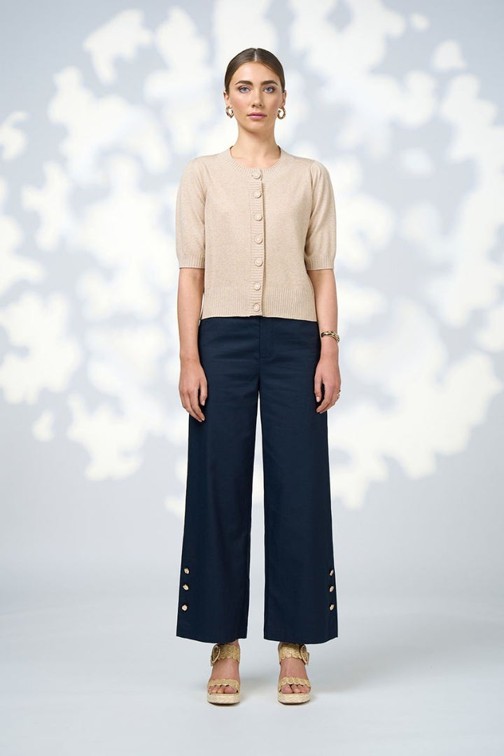 Loobie's Story Mica Cardigan in Champagne by Loobies Story in Champagne / XS