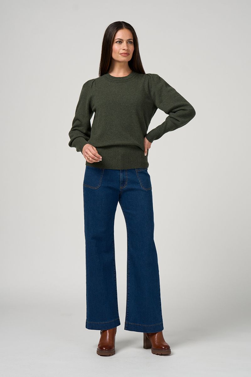 Odette Sweater in Olive by Loobie’s Story