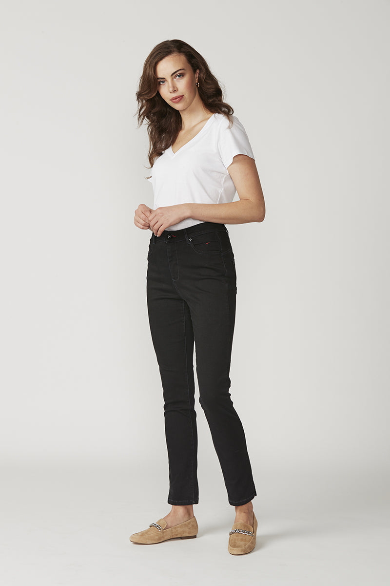 Rome Jean NLA2684 en noir par Lania The Label