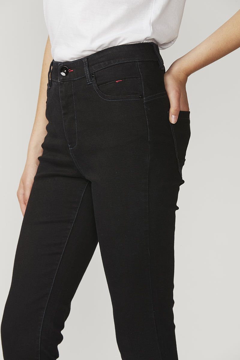 Rome Jean NLA2684 en noir par Lania The Label