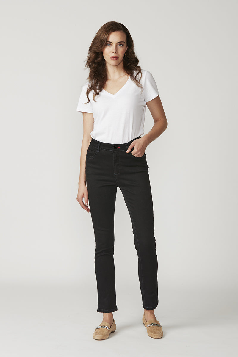 Rome Jean NLA2684 in Black by Lania The Label