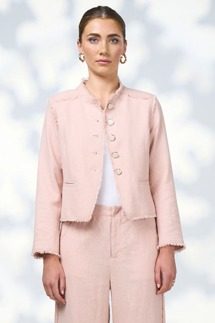 Loobie's Story Romee Jacket in Blush by Loobies Story in Pink / 8
