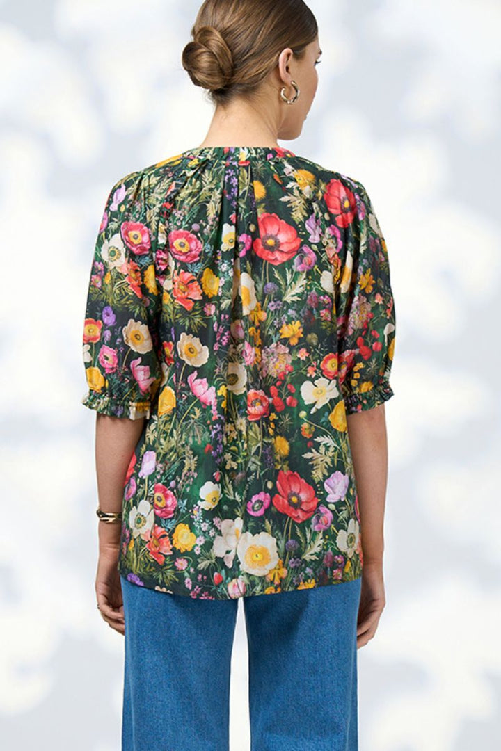 Loobie's Story Looking Glass Top in Ivy Multi by Loobies Story in Green / 8