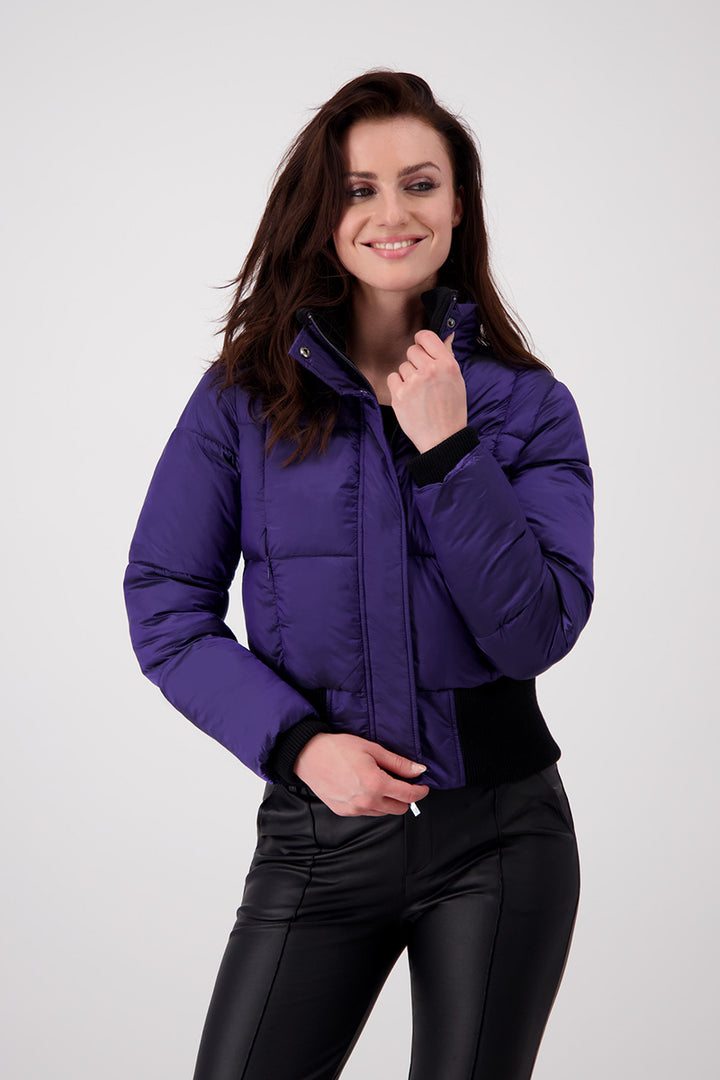 Quilted Jacket 807077MNR in Ink by Monari