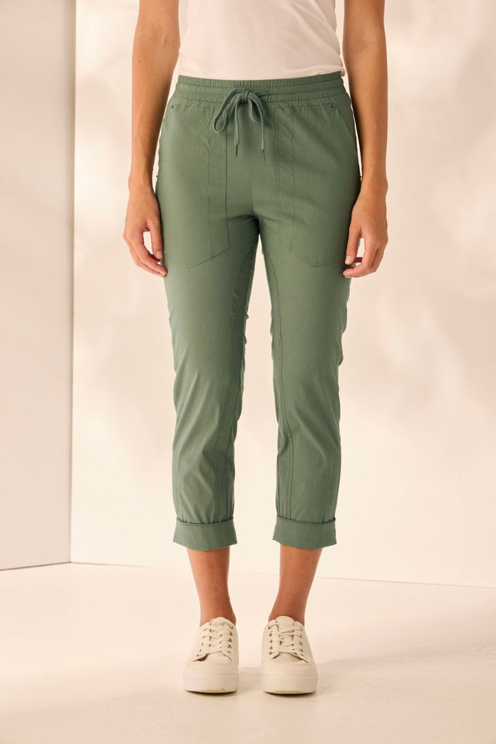 Lania The Label LTL. Port 7/8 Pant in Pine NLA2743B by Lania the Label in Pine / 8