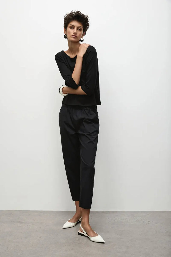Nomad Pant In black F65 1478 by Mela Purdie