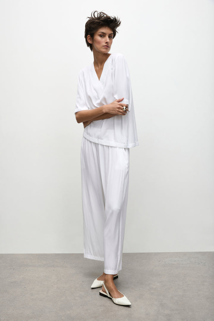 Pace Pant F67 1740 in White by Mela Purdie