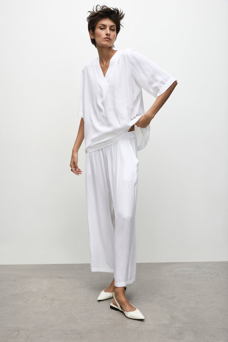 Pace Pant F67 1740 in White by Mela Purdie