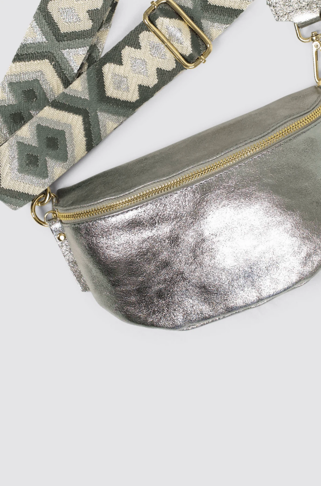 Lolita Leather Bag Silver LOLITALW by Lauren Vidal