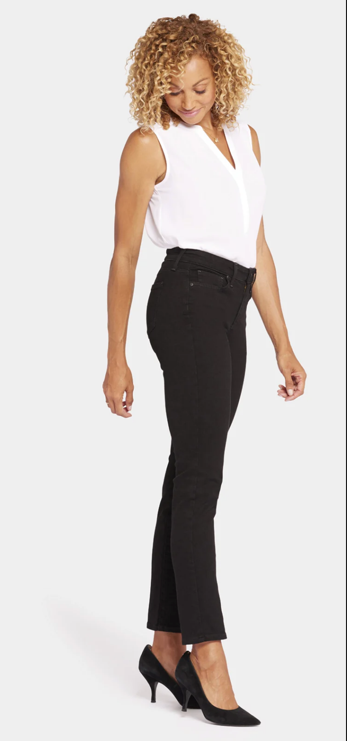 Sheri Slim Jeans in Black By NYDJ