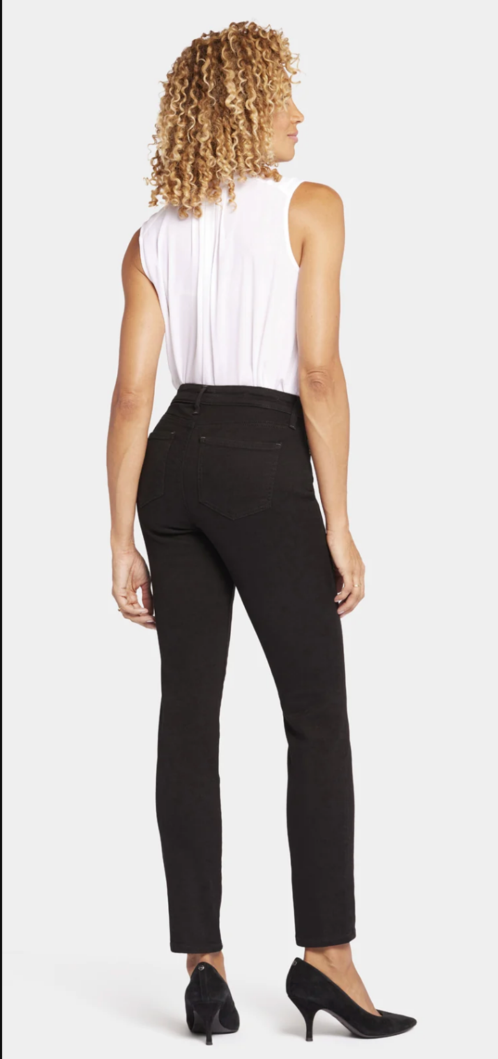 Sheri Slim Jeans in Black By NYDJ