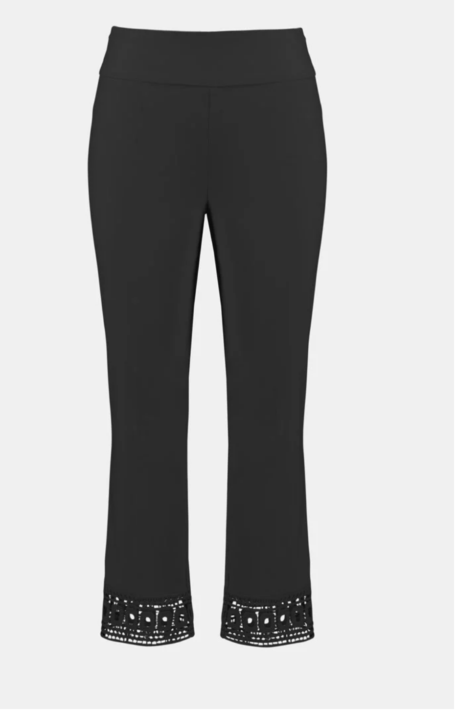 Millenium Cropped Pull On Pant in Black, White, Moonstone & Navy by Joseph Ribkoff 251053