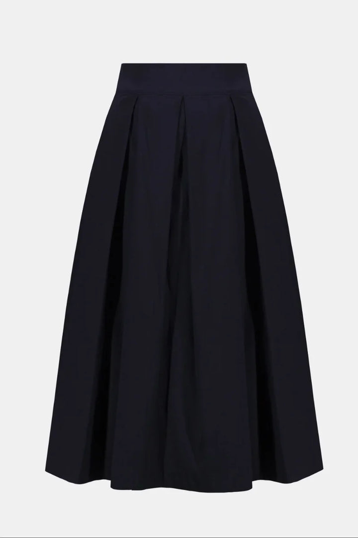 Stretch Taffeta Flared Skirt in Midnight Blue 261757 by Joseph Ribkoff in Midnight Blue / 8