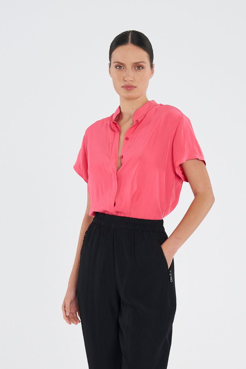 Soft Stand Shirt in Paradise by Mela Purdie