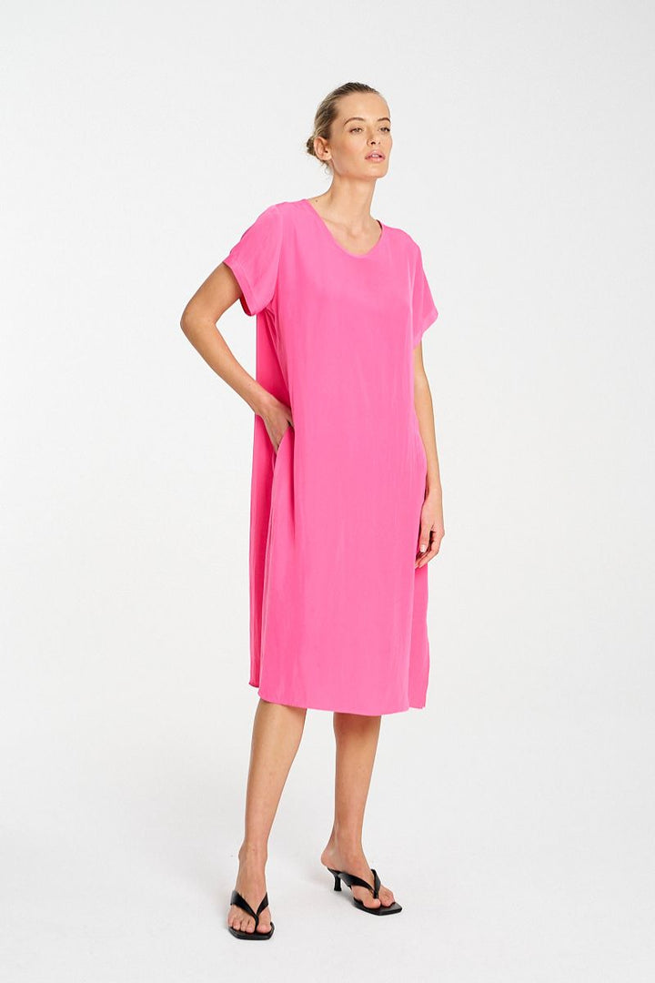 Transit T Dress in Hot Pink by Mela Purdie in Hot Pink / 10
