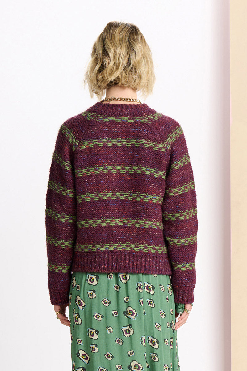 Knit Pullover SP7495 in Winterbloom by POM Amsterdam