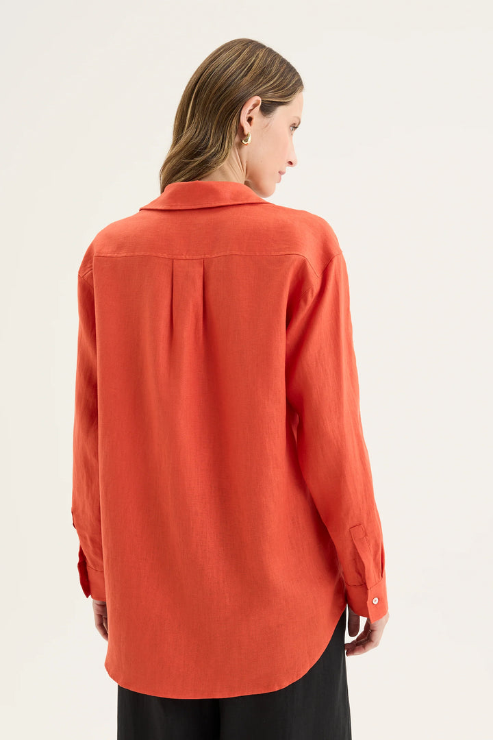 Yarra Trail Tirari Shirt in Volcanic YTWN4277 in Volcanic / 8